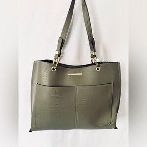Steve Madden EUC large snap tote